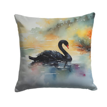 Load image into Gallery viewer, Black Swan Throw Pillow