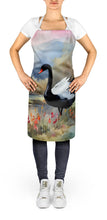 Load image into Gallery viewer, Black Swan Apron – Artist-Designed Kitchen, BBQ &amp; Craft Apron