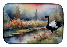 Load image into Gallery viewer, Black Swan Dish Drying Mat