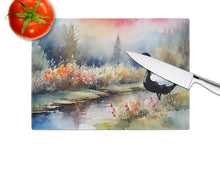 Load image into Gallery viewer, Black Swan Glass Cutting Boards – Durable, Decorative Kitchen Art