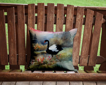 Load image into Gallery viewer, Black Swan Throw Pillow - 14x14 Decorative Pillow – Art for Your Home &amp; Patio
