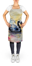 Load image into Gallery viewer, Black Swan Apron – Artist-Designed Kitchen, BBQ &amp; Craft Apron