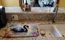 Load image into Gallery viewer, Black Swan Dish Drying Mat