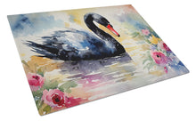 Load image into Gallery viewer, Black Swan Glass Cutting Boards – Durable, Decorative Kitchen Art