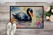 Load image into Gallery viewer, Black Swan Doormat - 18X27 Indoor / Outdoor Rug | Made in USA