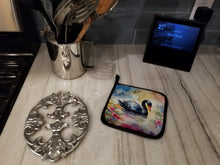 Load image into Gallery viewer, Black Swan Pot Holders - Set of 2 Decorative Kitchen Helpers | Made in the USA