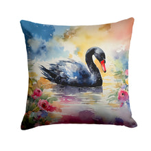 Load image into Gallery viewer, Black Swan Throw Pillow
