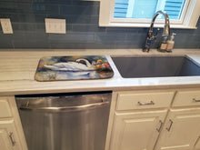 Load image into Gallery viewer, Swan Dish Drying Mat