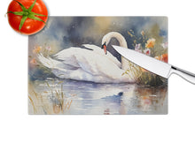 Load image into Gallery viewer, Swan Glass Cutting Boards – Durable, Decorative Kitchen Art