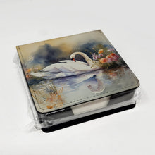 Load image into Gallery viewer, Swan PU Leather Note Paper Holder