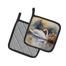 Load image into Gallery viewer, Swan Pot Holders - Set of 2 Decorative Kitchen Helpers | Made in the USA