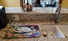 Load image into Gallery viewer, Swan Dish Drying Mat