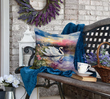 Load image into Gallery viewer, Swan Throw Pillow