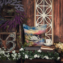 Load image into Gallery viewer, Swan Throw Pillow