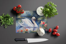 Load image into Gallery viewer, Swan Glass Cutting Boards – Durable, Decorative Kitchen Art