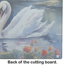 Load image into Gallery viewer, Swan Glass Cutting Boards – Durable, Decorative Kitchen Art