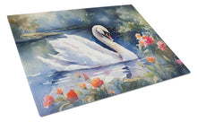 Load image into Gallery viewer, Swan Glass Cutting Boards – Durable, Decorative Kitchen Art