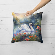 Load image into Gallery viewer, Swan Throw Pillow