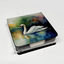 Load image into Gallery viewer, Swan PU Leather Note Paper Holder