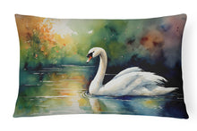 Load image into Gallery viewer, Swan Throw Pillow