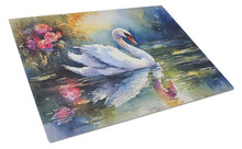 Load image into Gallery viewer, Swan Glass Cutting Boards – Durable, Decorative Kitchen Art
