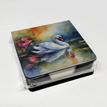 Load image into Gallery viewer, Swan PU Leather Note Paper Holder