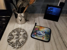 Load image into Gallery viewer, Swan Pot Holders - Set of 2 Decorative Kitchen Helpers | Made in the USA
