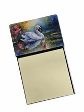 Load image into Gallery viewer, Swan Sticky Note Holder- Refiilable Desk Accessory Note Pad