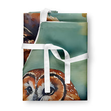 Load image into Gallery viewer, Tawny Owl Apron – Artist-Designed Kitchen, BBQ &amp; Craft Apron