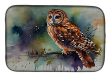 Load image into Gallery viewer, Tawny Owl Dish Drying Mat