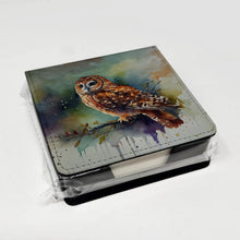 Load image into Gallery viewer, Tawny Owl PU Leather Note Paper Holder