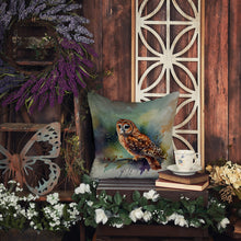 Load image into Gallery viewer, Tawny Owl Throw Pillow