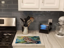 Load image into Gallery viewer, Tawny Owl Glass Cutting Boards – Durable, Decorative Kitchen Art