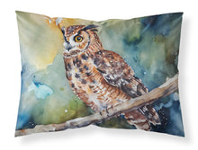 Load image into Gallery viewer, Tawny Owl Standard Pillowcase – Artistic Decorative Front, White Back