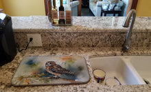 Load image into Gallery viewer, Tawny Owl Dish Drying Mat