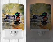 Load image into Gallery viewer, Wood Duck Ceramic Night Light