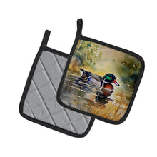 Load image into Gallery viewer, Wood Duck Pot Holders - Set of 2 Decorative Kitchen Helpers | Made in the USA