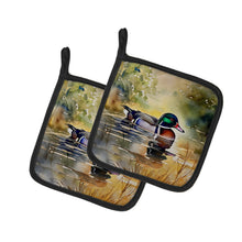 Load image into Gallery viewer, Wood Duck Pot Holders - Set of 2 Decorative Kitchen Helpers | Made in the USA