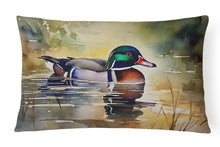 Load image into Gallery viewer, Wood Duck Throw Pillow