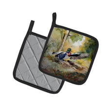 Load image into Gallery viewer, Wood Duck Pot Holders - Set of 2 Decorative Kitchen Helpers | Made in the USA