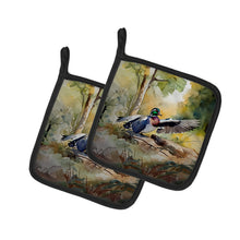 Load image into Gallery viewer, Wood Duck Pot Holders - Set of 2 Decorative Kitchen Helpers | Made in the USA
