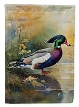 Load image into Gallery viewer, Wood Duck Garden Flag – Outdoor Decorative Yard Flag