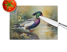 Load image into Gallery viewer, Wood Duck Glass Cutting Boards – Durable, Decorative Kitchen Art