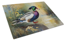 Load image into Gallery viewer, Wood Duck Glass Cutting Boards – Durable, Decorative Kitchen Art