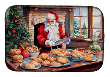 Load image into Gallery viewer, Cookies with Santa Claus Dish Drying Mat