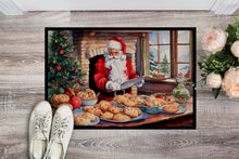 Load image into Gallery viewer, Cookies with Santa Claus Doormat-24x36 Indoor / Outdoor Rug | Made in USA