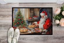 Load image into Gallery viewer, Cookies with Santa Claus Doormat - 18X27 Indoor / Outdoor Rug | Made in USA