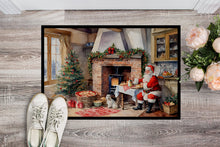 Load image into Gallery viewer, Cookies with Santa Claus Doormat-24x36 Indoor / Outdoor Rug | Made in USA