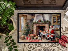 Load image into Gallery viewer, Cookies with Santa Claus Doormat - 18X27 Indoor / Outdoor Rug | Made in USA