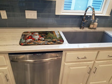 Load image into Gallery viewer, Cookies with Santa Claus Dish Drying Mat